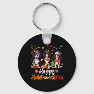 Chaveiro Cristo de Halloween do Cavalier King Charles Spani