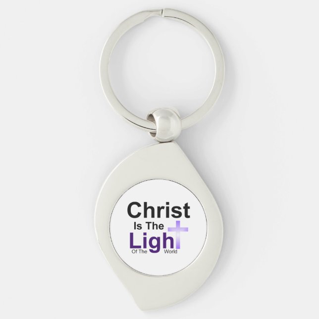 Chaveiro Cristo É A Luz (Frente)
