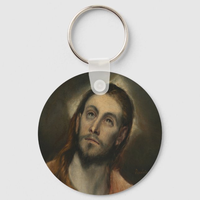 Chaveiro Cristo na Prayer, 1585-87 (óleo na canvas) (Frente)