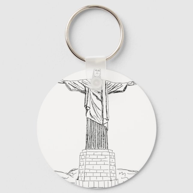 Chaveiro cristo o redentor (Frente)