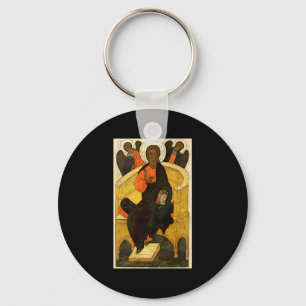 Chaveiro Cristo Pantocrator Jesus Salvador Entronizado Cris