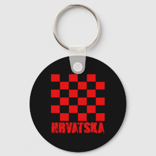 Chaveiro Croácia Bandeira Croata Hrvatska Estilo de Camisa 