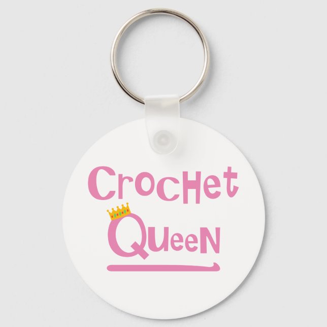 Chaveiro Crochet Queen (Frente)