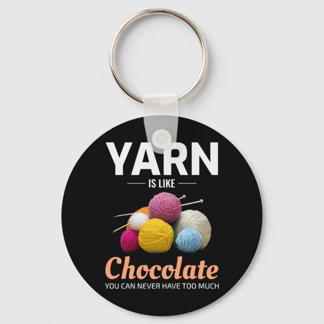 Chaveiro Crocheting Crochet Chocolate Knitet Crochet (Frente)