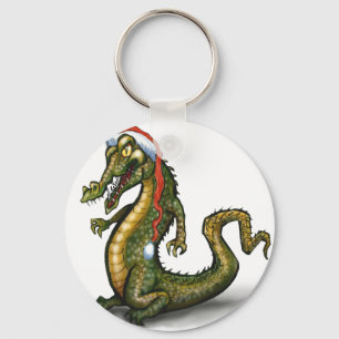 Chaveiro Crocodilo de Natal