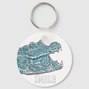 Chaveiro Crocodilo de Sorriso