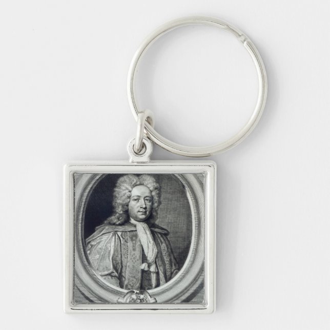 Chaveiro Croft de William, gravado por George Vertue (Frente)
