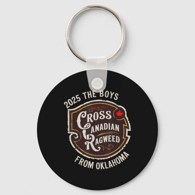 Chaveiro Cross Canadense Ragweed The Boys From Oklahoma Con (Frente)