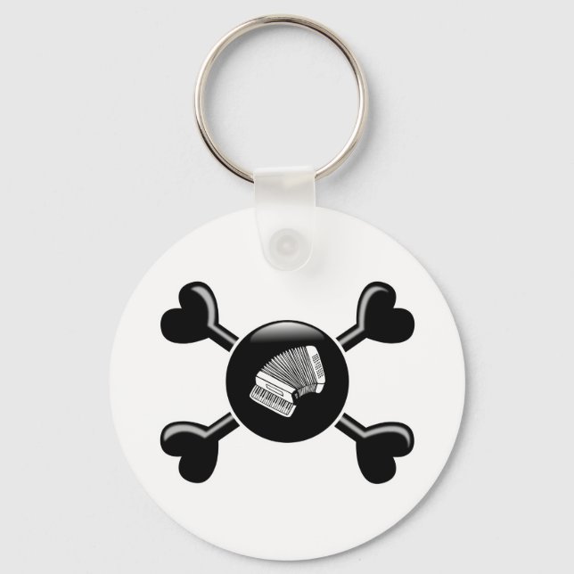 Chaveiro Crossbones Accordion (Frente)