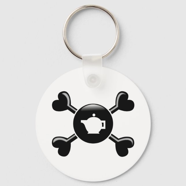 Chaveiro Crossbones Tea (Frente)