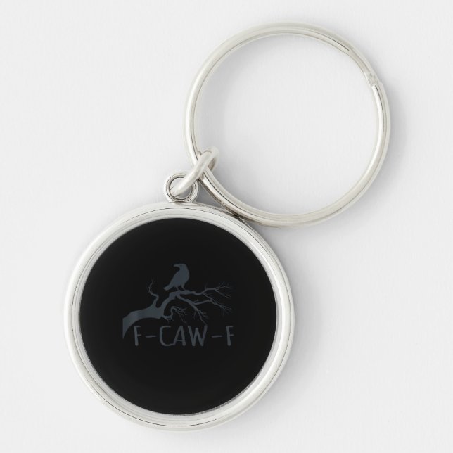 Chaveiro Crow F-Caw-F Retro Crow (Frente)