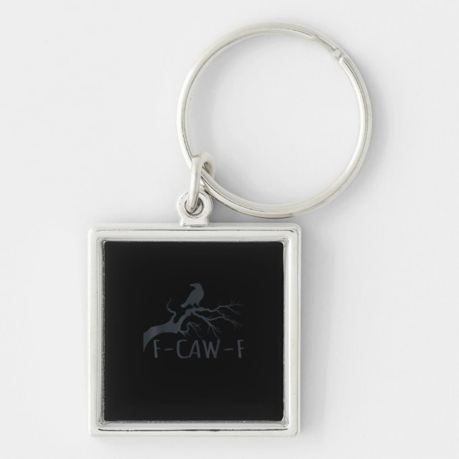 Chaveiro Crow F-Caw-F Retro Crow (Frente)