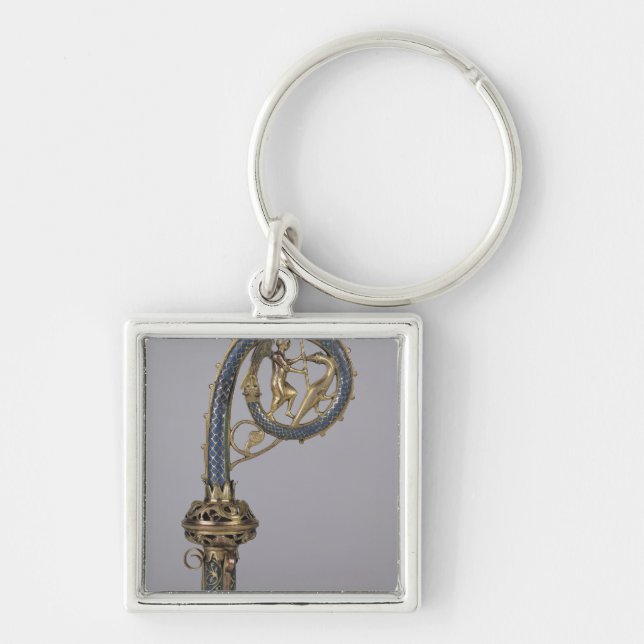 Chaveiro Crozier que descreve St Michael (Frente)