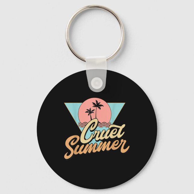 Chaveiro Cruel Summer Funny Cute Retro (Frente)