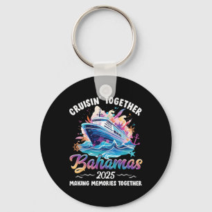 Chaveiro Cruisin Juntos Bahamas Vacation Beach 2025 Memor