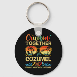 Chaveiro Cruisin Together Cozumel 2025 Grupo de Férias Corr