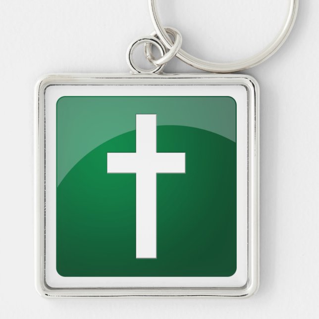 Chaveiro Cruz Cristã (Frente)