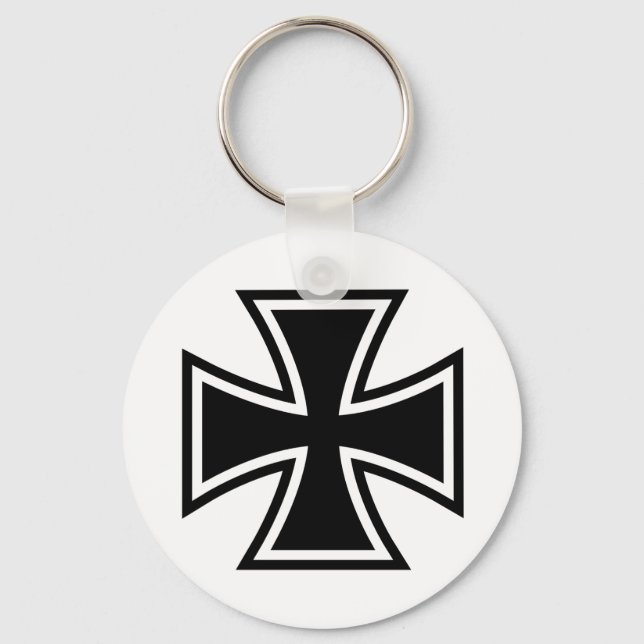 Chaveiro Cruz de Ferro preto (Frente)