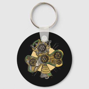 Chaveiro Cruz Mecânica - Estilo Steampunk