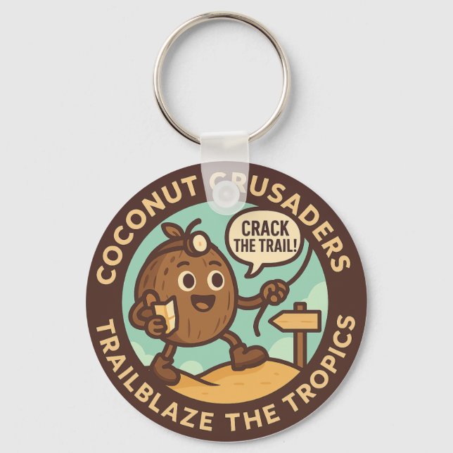 Chaveiro Cruzados do Coco Desbravam os Trópicos (Frente)