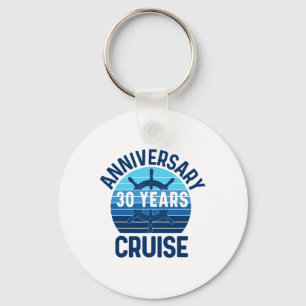 Chaveiro Cruzeiro de Aniversário de Casamento de 30 Anos Ca