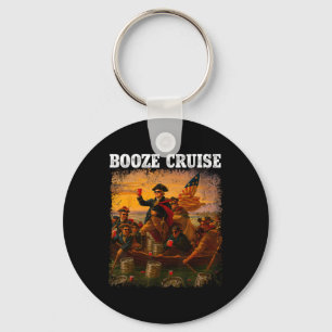 Chaveiro Cruzeiro de Bebidas George Washington Copos Vermel