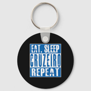Chaveiro Cruzeiro Futebol - Camisa Cruzeiro - Preto Infanti