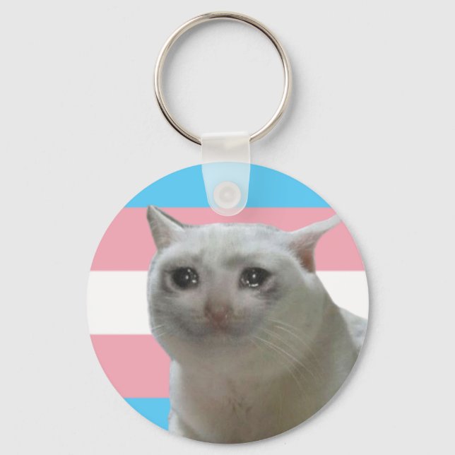 Chaveiro Crybaby Trans Pride (Frente)