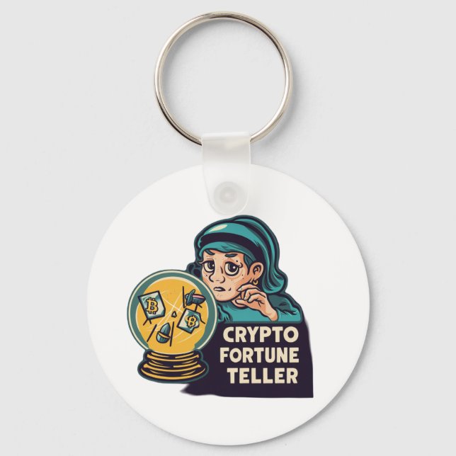 Chaveiro Crypto Fortune Teller (Frente)