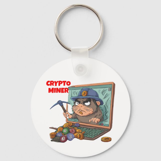 Chaveiro Crypto Miner (Frente)