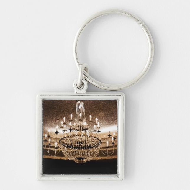 Chaveiro Crystal Chandelier Dazzle Glitz Glam Gla Key Chain (Frente)