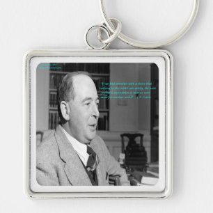 Chaveiro CS Lewis & "Outros Mundos" Citação