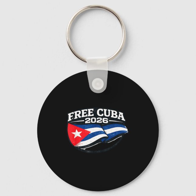 Chaveiro Cuba Cuba Livre Doutrina Monroe (Frente)