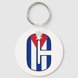 Chaveiro Cuba Cuban Flag Keychain