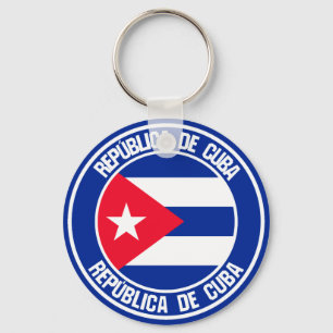 Chaveiro Cuba Round Emblem