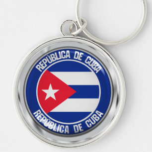 Chaveiro Cuba Round Emblem