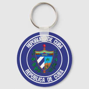 Chaveiro Cuba Round Emblem