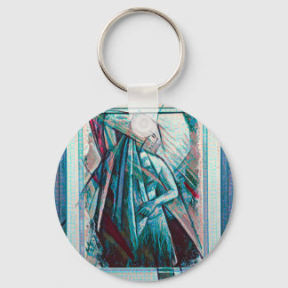 Chaveiro Cubist Art Deco Belly Dancer