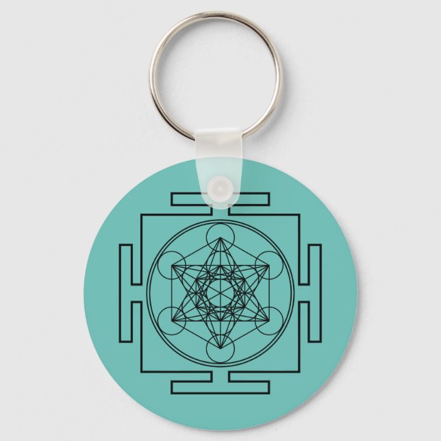 Chaveiro Cubo do Metatron (Frente)