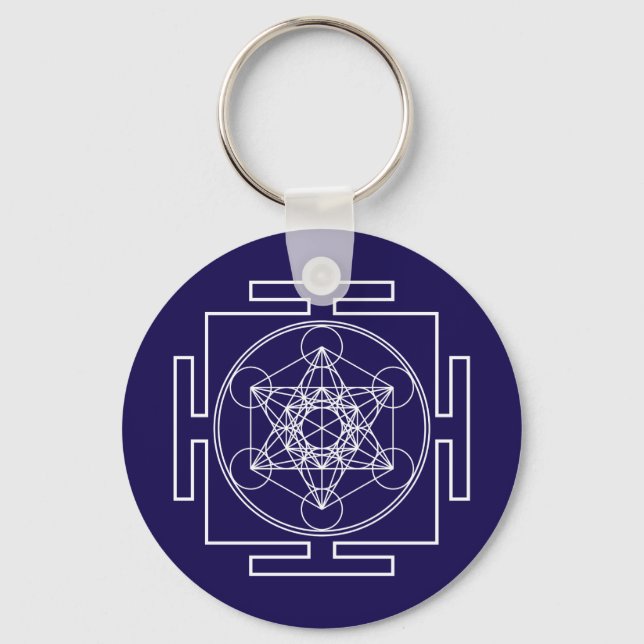 Chaveiro Cubo do Metatron (Frente)