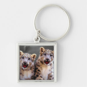 Chaveiro Cubos-leopardo-da-neve