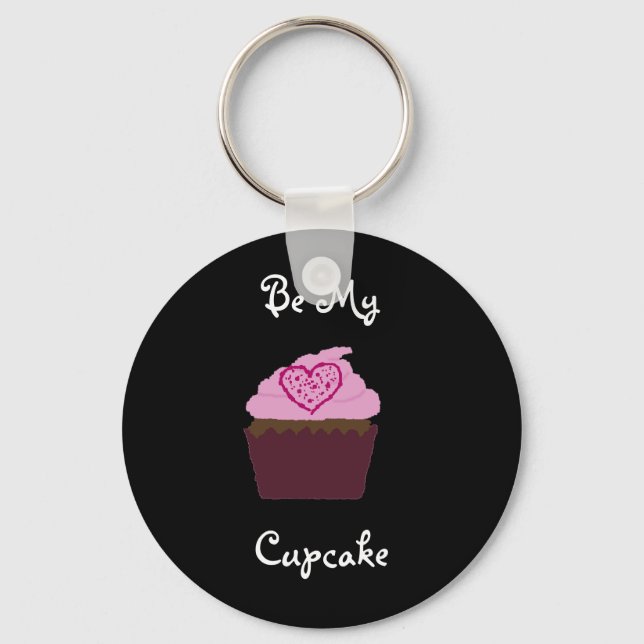 Chaveiro Cucakesolo, Seja Meu, Cupcake (Frente)