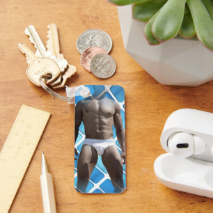 Chaveiro Cueca do Homem de SlipperyJoe, abdominais masculin