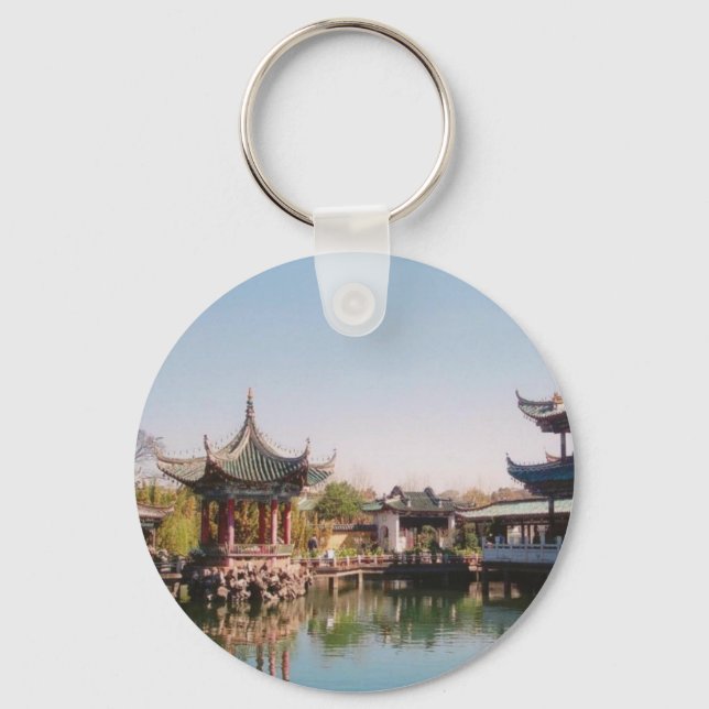 Chaveiro Cui Hu Qiu Bo na cidade de Kun Ming (Frente)