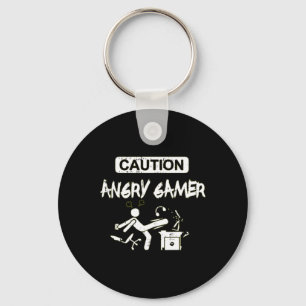 Chaveiro Cuidado Com O Gamer Computador Engraçado Presente