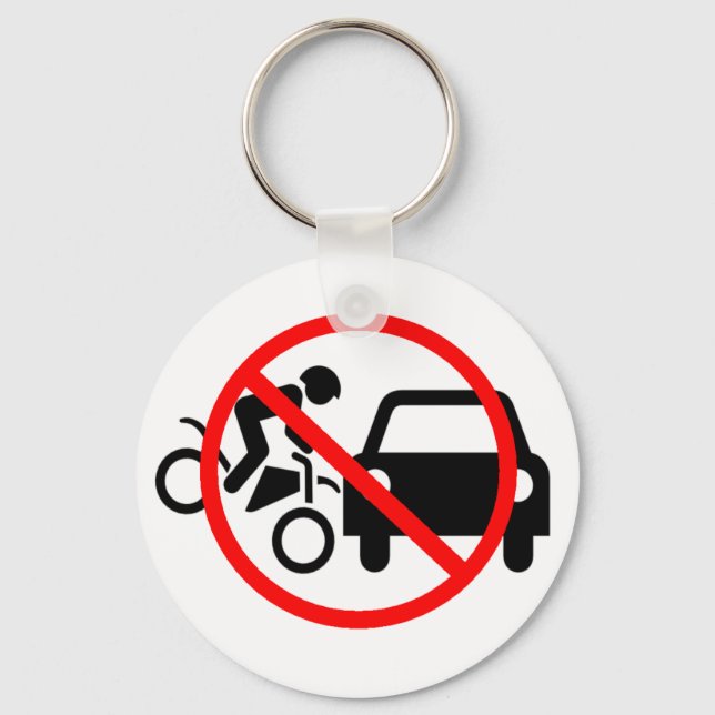 Chaveiro Cuidado Com Os Motociclos (Frente)