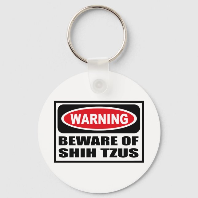 Chaveiro CUIDADO DA Cadeia de Chaves SHIH TZUS (Frente)