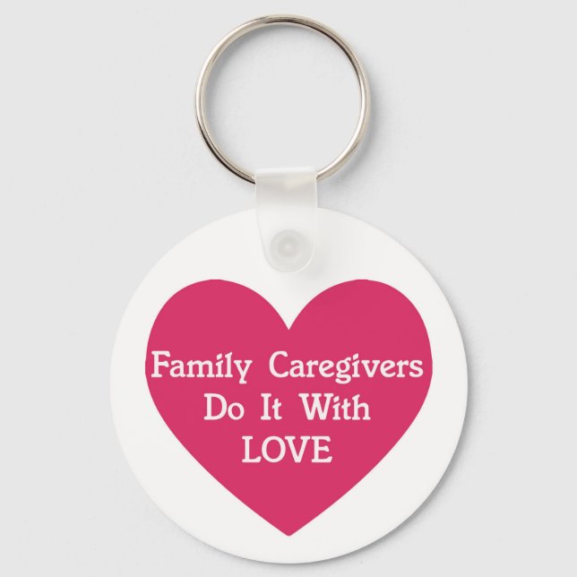 Chaveiro Cuidados Familiares Fazem Isso Com Amor (Frente)