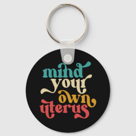 Chaveiro Cuide do seu útero