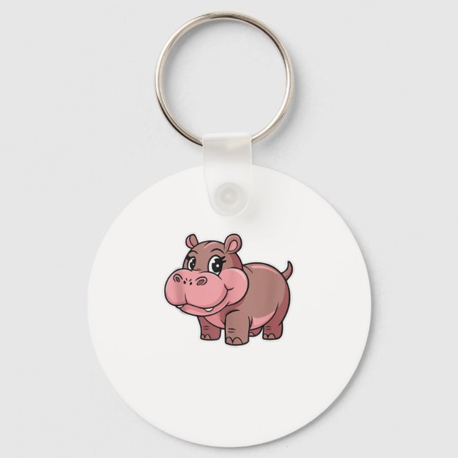 Chaveiro Cujo Bebê Hippo Moo Deng Tank Top_1 (Frente)